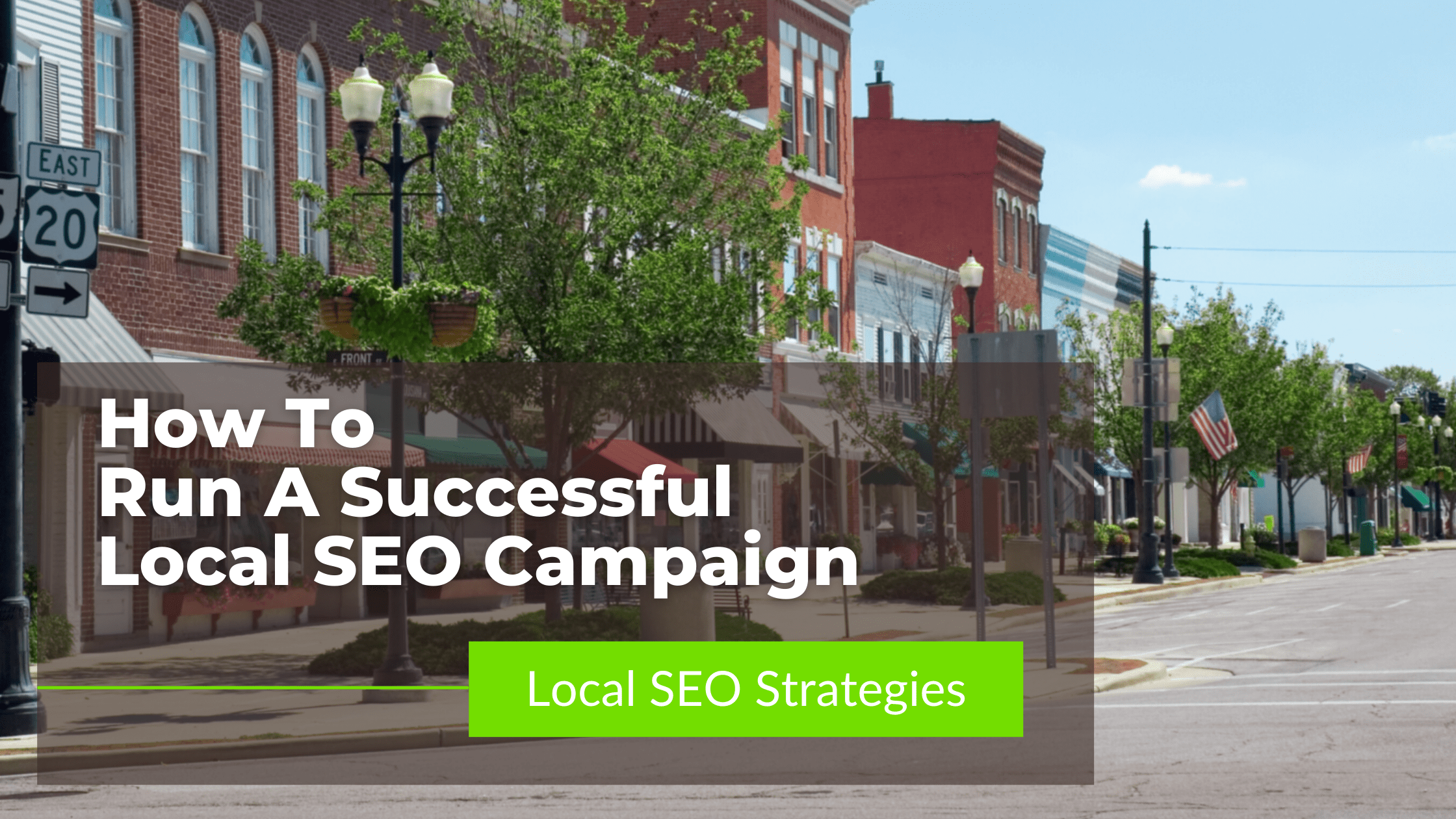 How to run a successful local seo campaign