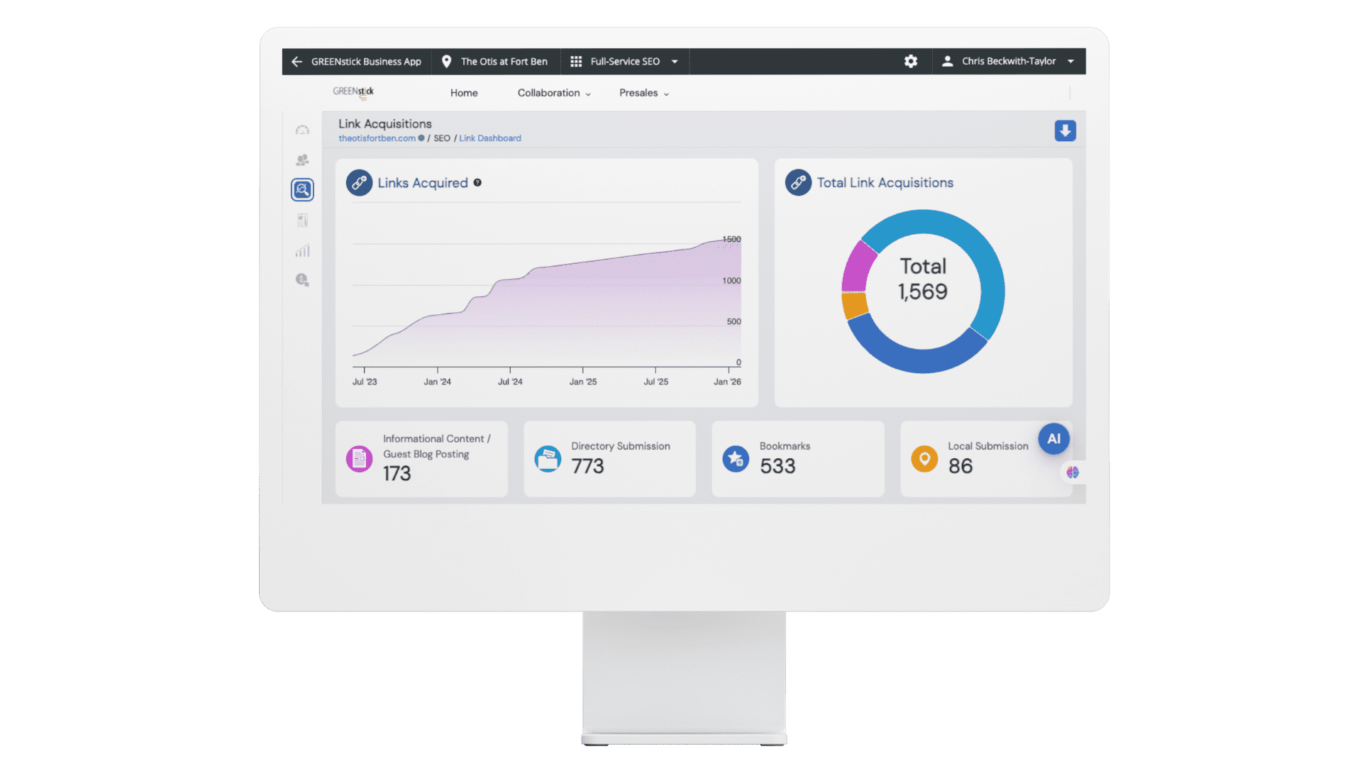 GREENStick Dashboard
